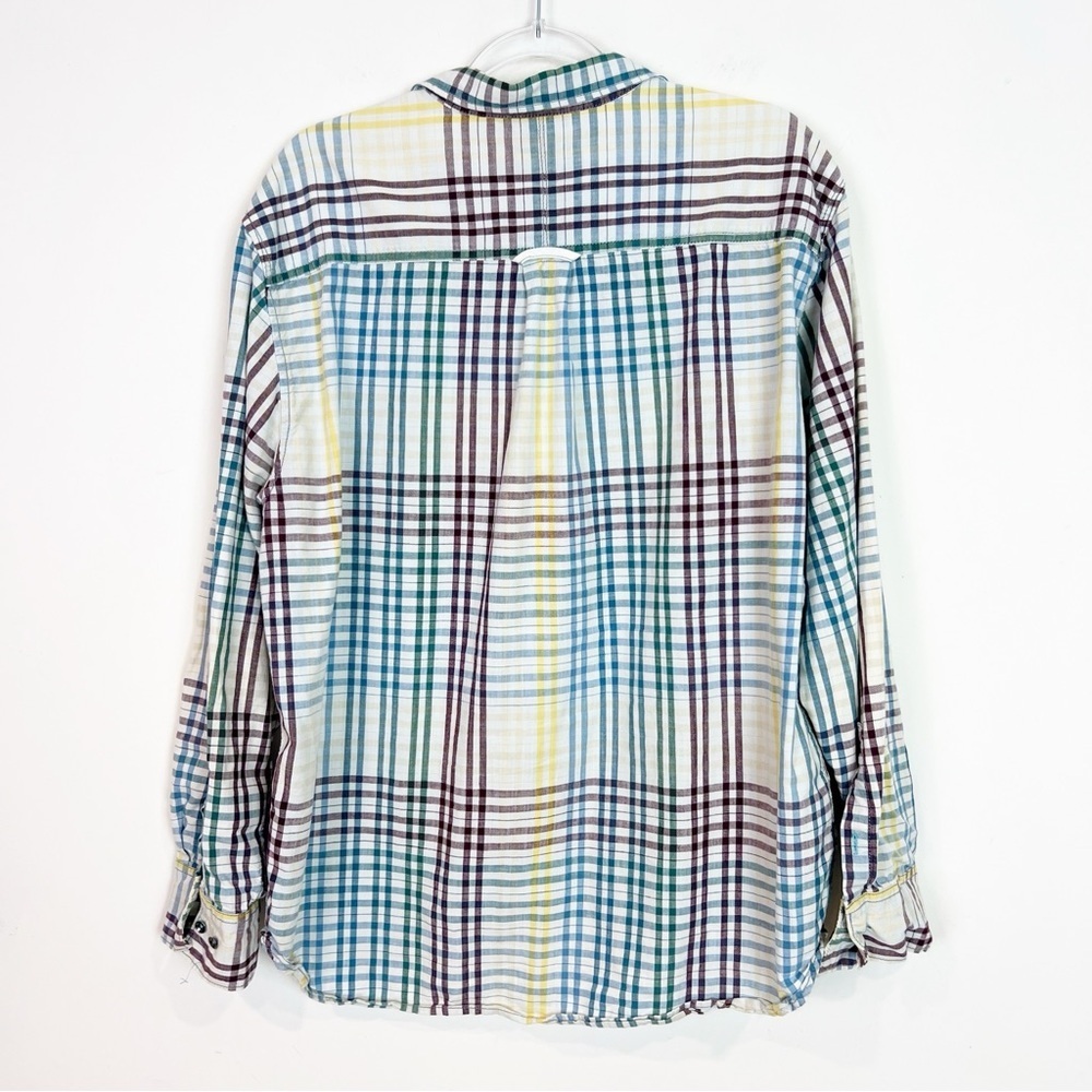 TOMMY BAHAMA RUM ISLAND SHIRT MULTICOLOR CHECK PATTERN BUTTON FRONT MENS XL - Picture 6 of 7